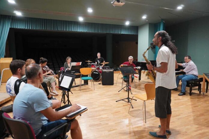 Curso de músicas creativas, improvisación y jazz IMPROWEEK en el Conservatorio de Palencia. A. Acitores