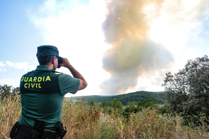 Incendios forestales en Castilla y León