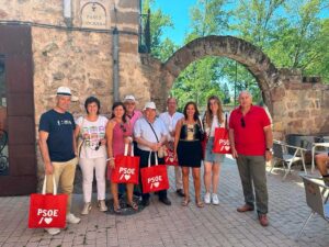 Visita candidatos PSOE Aguilar de Campoo
