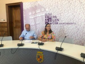 miriam andres y carlos hernández ayuntamiento de Palencia