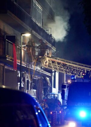 Explosión de un edificio de viviendas en la calle Goya de Valladolid. Fotos: Leticia Pérez ICAL