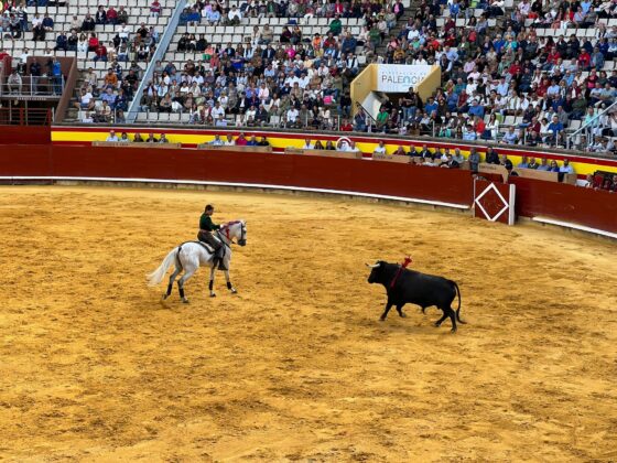 Lea Vicens triunfa en una fría tarde de rejones en Campos Góticos