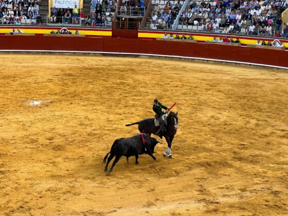 Lea Vicens triunfa en una fría tarde de rejones en Campos Góticos