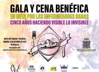 Gala y cena benéfica por en el V aniversario por las enfermedades raras