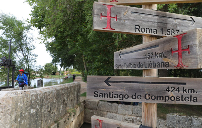 Camino Lebaniego a su paso por la provincia de Palencia