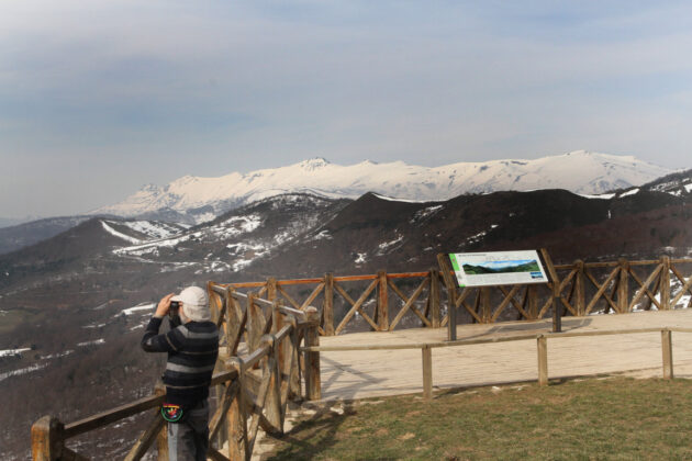 Camino Lebaniego a su paso por la provincia de Palencia. Mirador