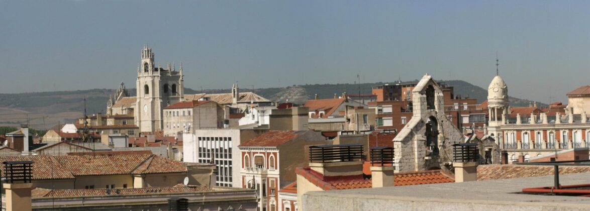 Camino Lebaniego a su paso por Palencia. Vista panorámica