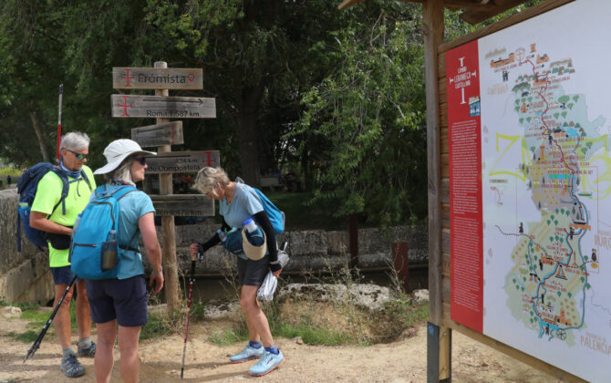 Camino Lebaniego a su paso por Palencia