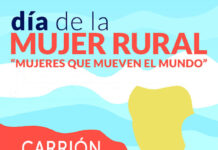 Cartel de la celebración del Día de la Mujer en Carrión de los Condes