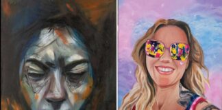 La artista palentina Amalia L. expresa en sus cuadros su trastorno bipolar