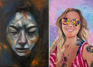 La artista palentina Amalia L. expresa en sus cuadros su trastorno bipolar