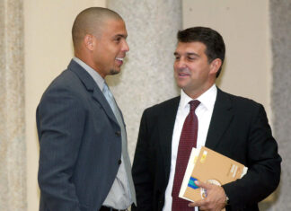 PREMIOS DEL DEPORTE. RONALDO Y LAPORTAMADRID 30.9.04FOTO:JUAN LAZARO