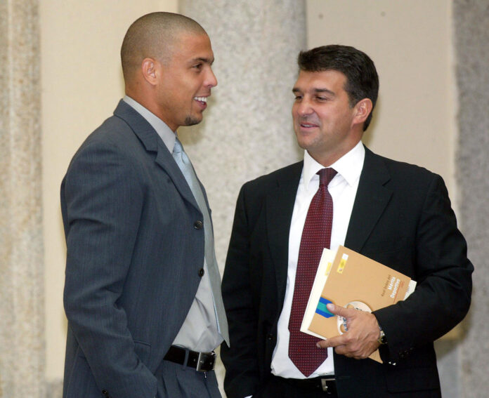 PREMIOS DEL DEPORTE. RONALDO Y LAPORTAMADRID 30.9.04FOTO:JUAN LAZARO