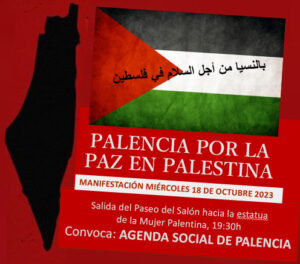manifestación palestina