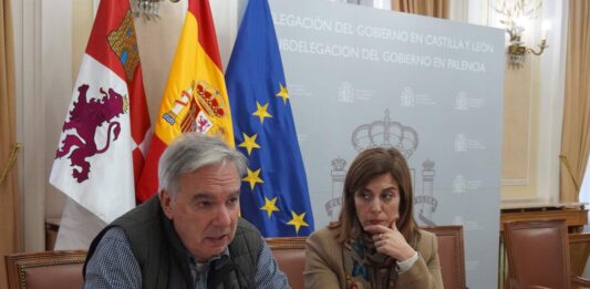 Entrevista con el subdelegado del Gobierno en Palencia, Ángel Domingo Miguel, y la responsable de la unidad de VioGén, Almudena Luis - R. Lagartos