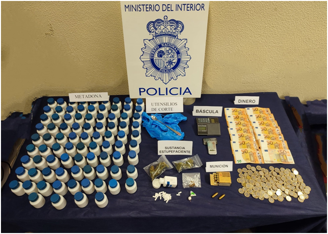 Incautación de la Policía Nacional en Palencia