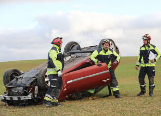 Sucesos en Palencia - accidente de tráfico en Villaherreros el 14 de noviembre de 2023. BRÁGIMO - ICAL