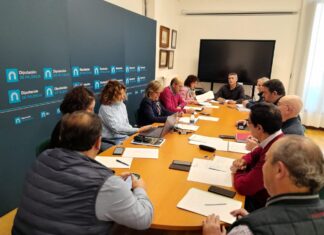 Reunión de la Comisión de Hacienda de la Diputación de Palencia.