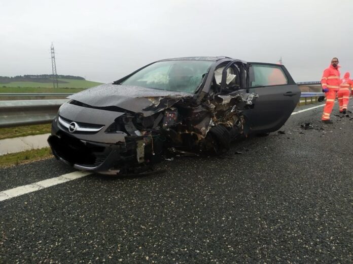 Accidente vial A67 en Herrera de Pisuerga