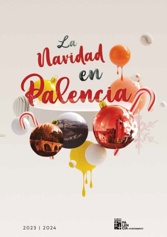 Cartel del programa navideño de la ciudad de Palencia