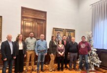 Reunión de la Diputación con los Alcaldes de Támara de Campos y Santoyo