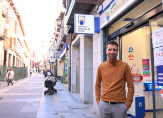 la profecía de la gárgola en la administración de lotería de palencia de la calle barrio y mier