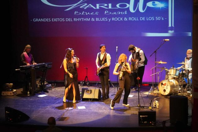 Charlotte Blues Band - Concierto Benéfico en el Teatro Principal el 25 de enero de 2024, a favor de la Asociación Contra el Rabdomiosarcoma. A. Acitores