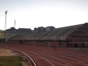 Graderío del Campo de la Juventud de Palencia. / Óscar Herrero