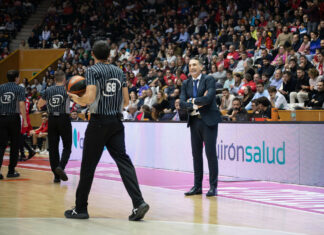 Luis Guil, entrenador del Zunder palencia frente al Girona