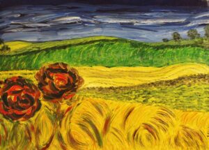 187 Campos de Castilla XL 50x70 - ÁRBOLES Y TRIGO_1