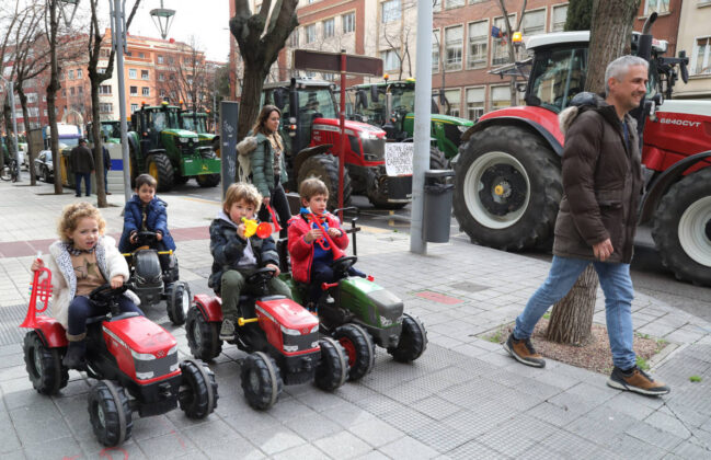 Tractorada en Palencia. / Brágimo (ICAL)