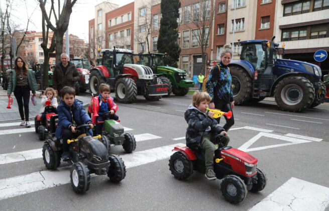 Tractorada en Palencia. / Brágimo (ICAL)