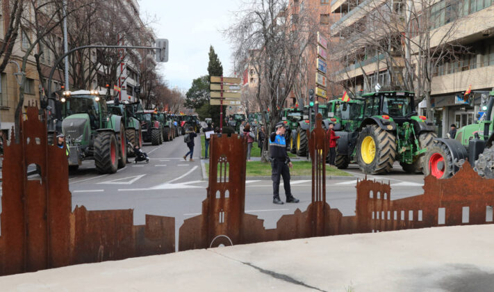 Tractorada en Palencia. / Brágimo (ICAL)