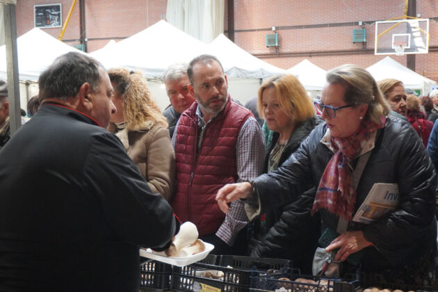 Feria de las Candelas en Saldaña 2024 setas micología micoturismo