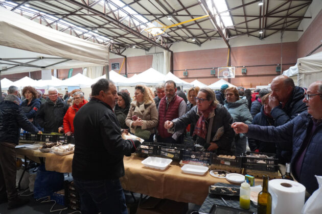 Feria de las Candelas en Saldaña 2024 setas micología micoturismo