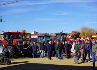 Feria de las Candelas en Saldaña 2024 maquinaria agricultura tractor