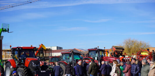 Feria de las Candelas en Saldaña 2024 maquinaria agricultura tractor