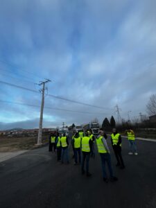 Manifestantes protestan en la Harinera La Palentina