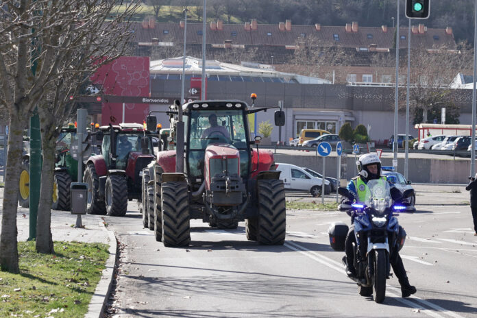 Tractorada en Valladolid