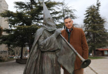 El presidente de la Hermandad de Cofradías de Palencia, Ricardo Fernández