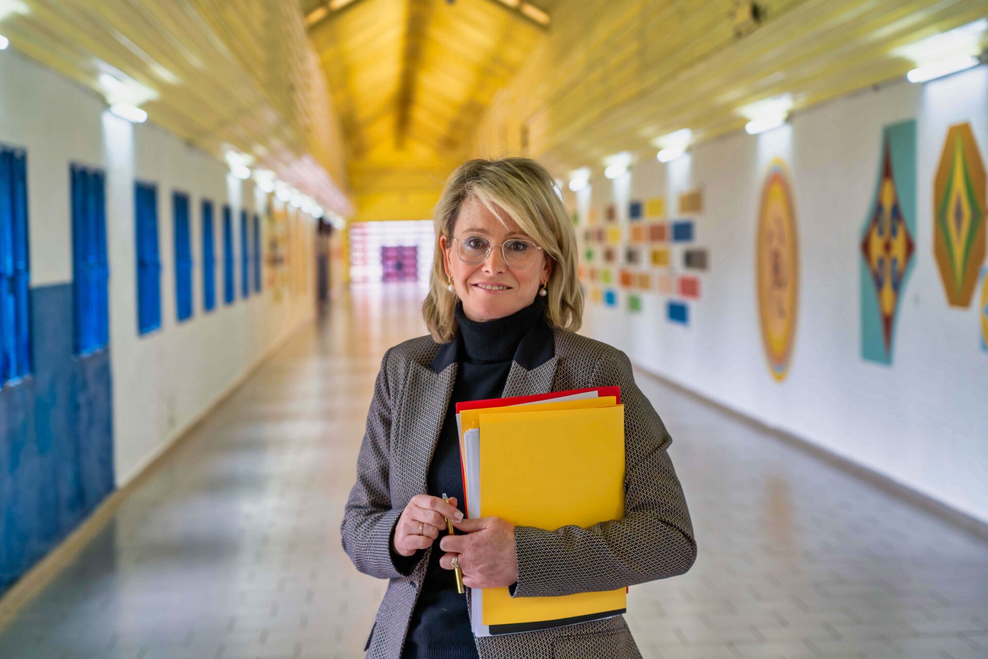 Nuria San José, psicóloga y subdirectora de Tratamiento del Centro Penitenciario de Valladolid, ubicado en la localidad de Villanubla. / E. Margareto (ICAL)