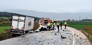Accidente en Ágreda (Soria) con tres fallecidos y un herido