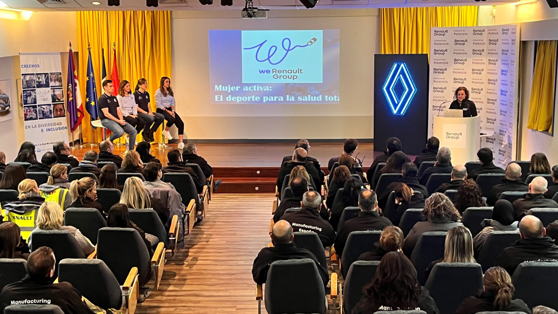 Acción desarrollada en la Planta de Renault en Palencia.