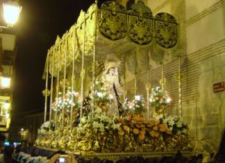 Virgen Ntra Sra de la Vera Cruz. Foto- Cofradía de la Vera Cruz de Palencia