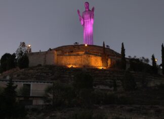 Vista del Cristo del Otero, donde se ubica el Centro de Interpretación de Victorio Macho. / ICAL