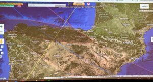 Zona en la que se podrá ver el eclipse de 2026.