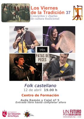 Cartel de Los Viernes de la tradición 37. Folk Castellano