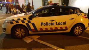 Vehículo de la Policía Local de Palencia. / Óscar Herrero