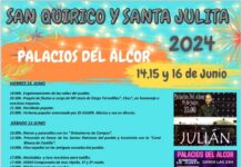 Cartel de las fiestas de Palacio de Alcor 2024