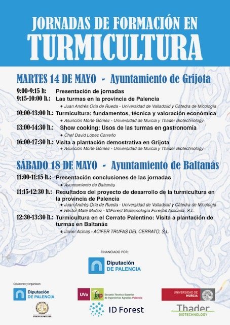 Cartel Jornadas de Formación en Turmicultura